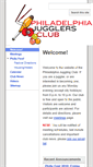 Mobile Screenshot of phillyjugglers.com